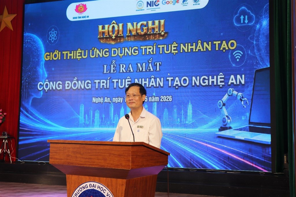 Nghệ An Ra măt cộng đồng AI  18.5.2026